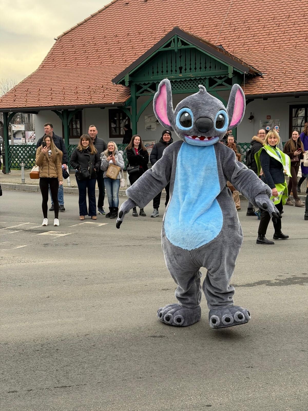 Stitch maskota na događanju